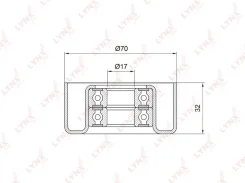����� �������� ���������� ����� LYNXauto PB5029 PB5029 ����