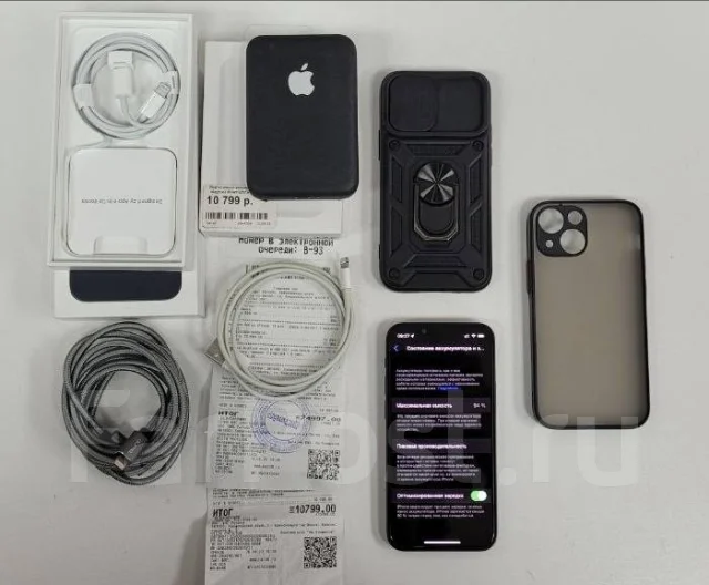 Apple iPhone 13 mini. �/�, 128 ��, ������, 3G, 4G LTE, 5G, Dual-SIM, ����������, NFC ����