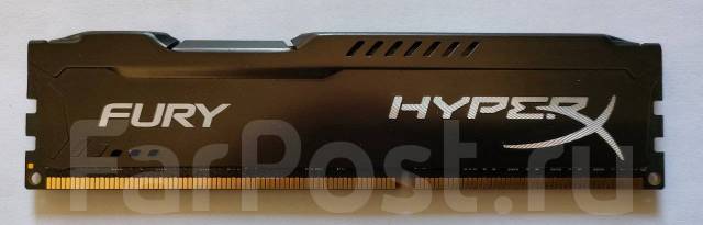 Оперативная память Kingston HyperX FURY Black ddr3 PC3-1600 dimm 8gb ...