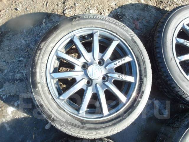 Продам литье с резиной, 14", 1 шт, 155 мм, 65 %, радиальный, 155/65/14 ...