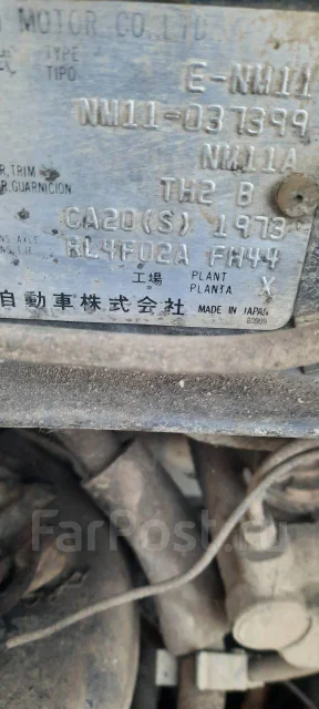 Nissan Prairie. NM11, CA20 ����