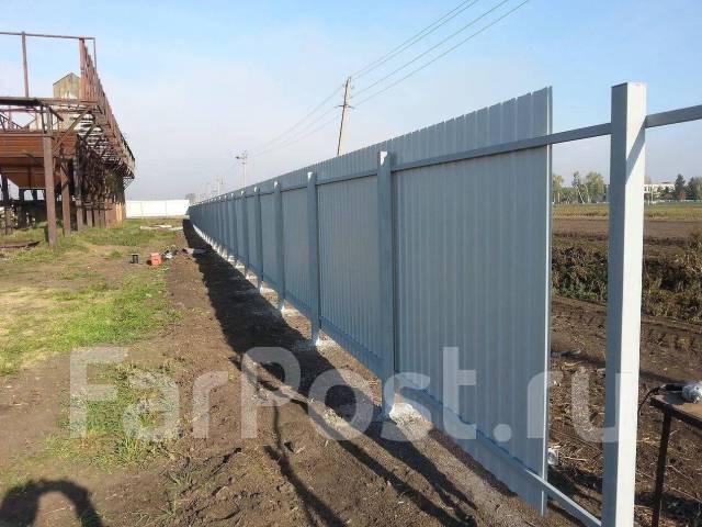 Установка заборов. Монтаж заборов. Ворота. Калитки. Благоустройство в ...