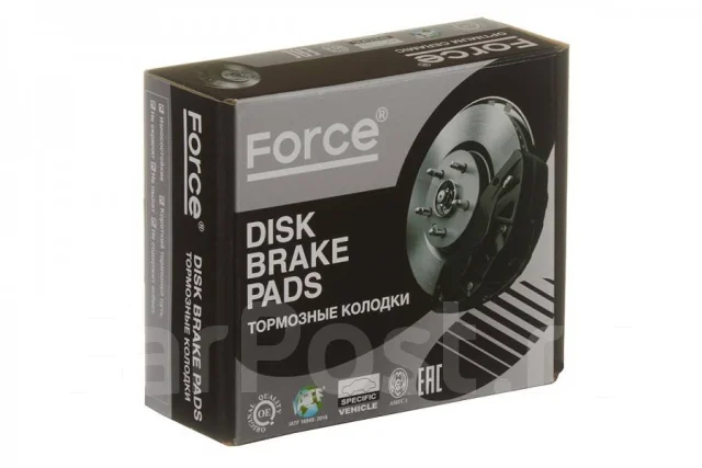 Тормозные колодки дисковые Force RD-8129 Optimum ceramic (D5019/GP ...