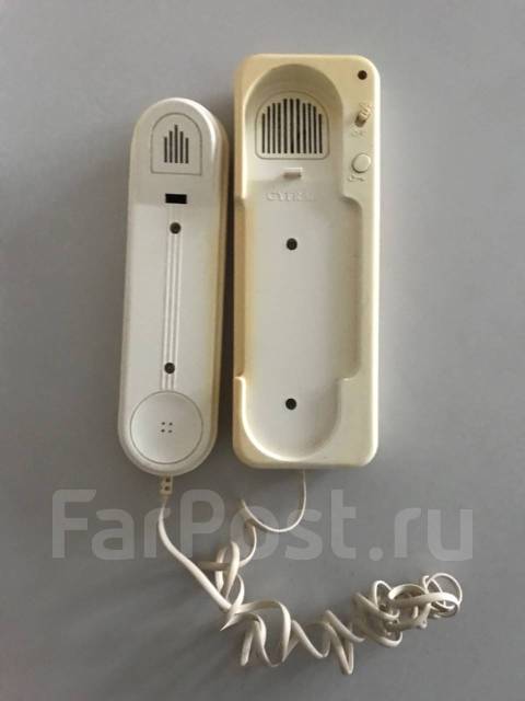 Трубка домофона Cyfral, б/у, в наличии. Цена: 300₽ в Хабаровске