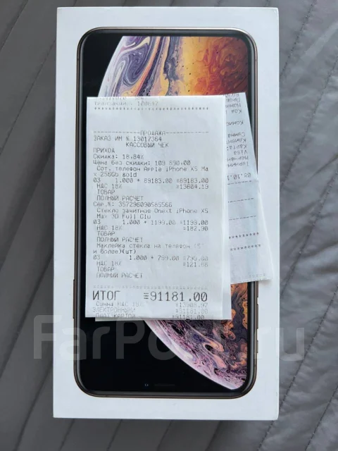 Apple iPhone Xs Max. �/�, 256 ��, �������, 4G LTE ����