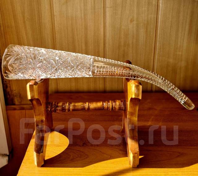 Рог из хрусталя, СССР, б/у, в наличии. Цена: 799₽ во Владивостоке