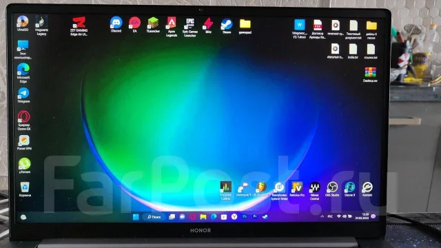 Honor MagicBook 16. 16.1", 3,3����, ��� 16 ��, ���� 512���, WiFi: 1, Bluetooth: 1, ����������� �� 8��. ����
