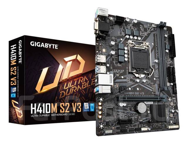 Материнская плата Gigabyte H410M-S2 V3 Socket 1200 LGA1200 ...