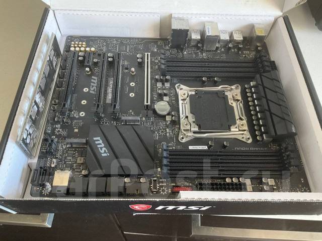 Материнская плата LGA 2066 MSI Raider, б/у, в наличии. Цена: 16 000₽ во ...