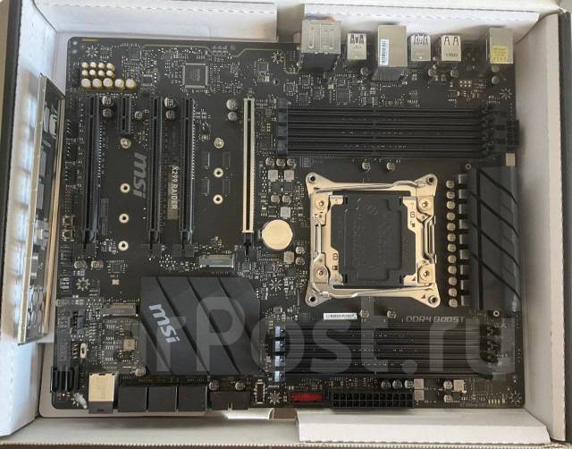 Материнская плата LGA 2066 MSI Raider, б/у, в наличии. Цена: 16 000₽ во ...