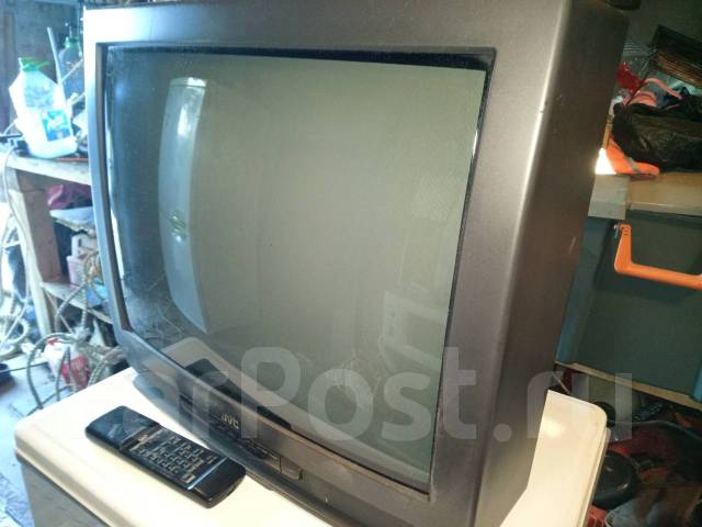 Телевизор JVC с пультом, CRT (ЭЛТ), 21", б/у, в наличии. Цена: 1 000 ...