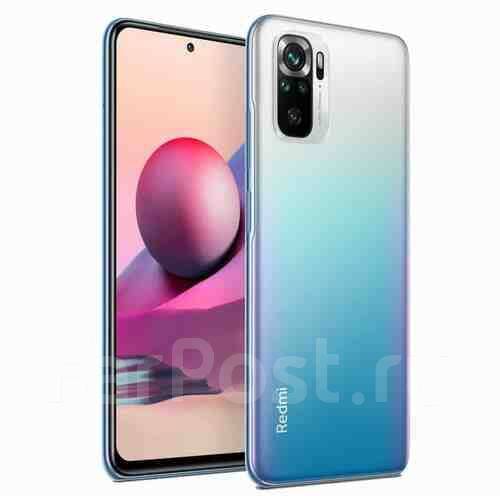 Xiaomi Redmi Note 10S, 64 гб, 6.43", моноблок, синий, 3G, 4G LTE, Dual ...