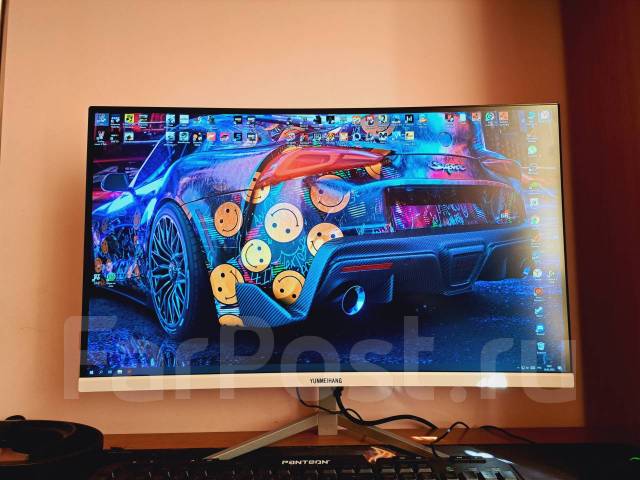 Игровой изогнутый монитор 2К, YUNMEIHANG, ЖК (LCD, LED, QLED), 27", IPS ...