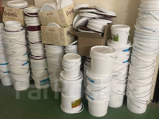 Пластиковые пищевые ведра, б/у, в наличии. Цена: 15₽ во Владивостоке