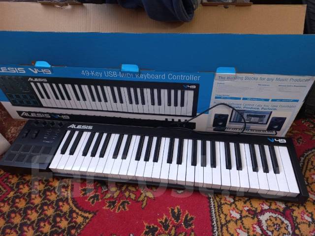 Midi-клавиатура Alesis v49 (синтезатор), б/у, в наличии. Цена: 10 000 ...