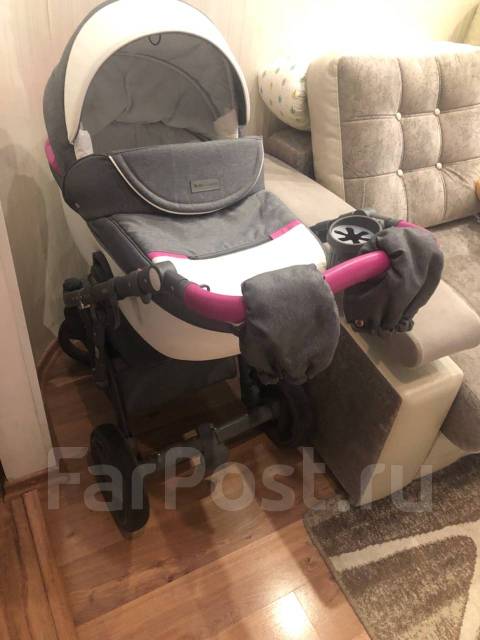 Коляска детская 3в 1, б/у, в наличии. Цена: 28 900₽ в Хабаровске