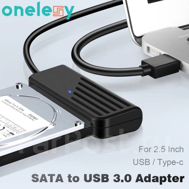 Переходник с SATA на USB 3,0 Адаптер, кабель, для жестких дисков, новый ...