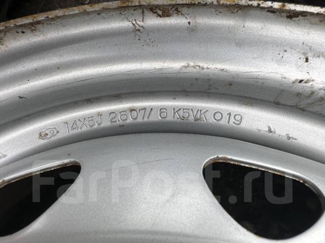 Комплект универсальных штампованных дисков R14 4x100 4x114.3, Topy, 14 ...