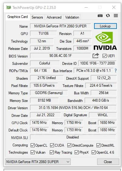GeForce RTX 2060 SUPER ����