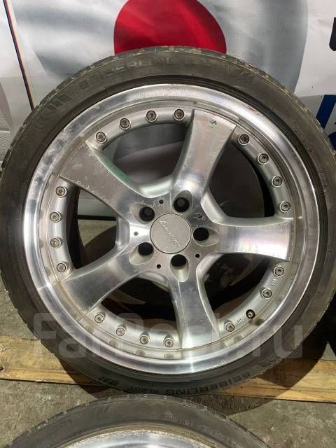 Литые диски Leldprats R18/5*112 из Японии, 18", 1 шт, 5x112, 4 шт, б/у ...