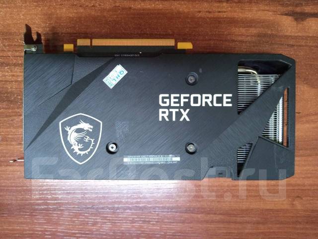 Видеокарта MSI RTX 3060 ti ventus dual 8Gb, б/у, в наличии. Цена: 26 ...