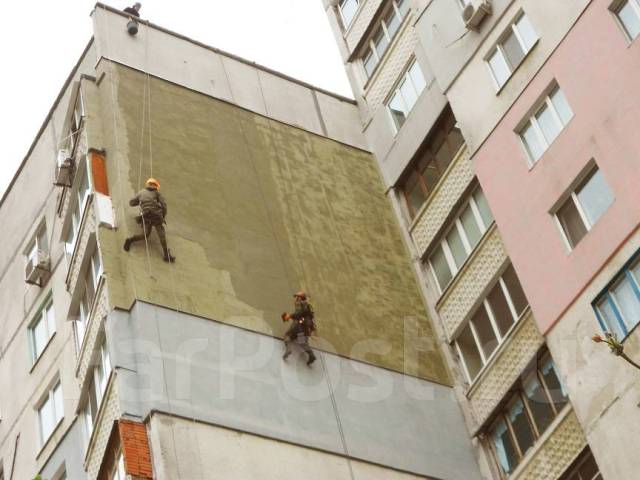 Промальп. Мойка фасада, окон. Ремонт швов. Утепление. Кровля. Гарантия ...