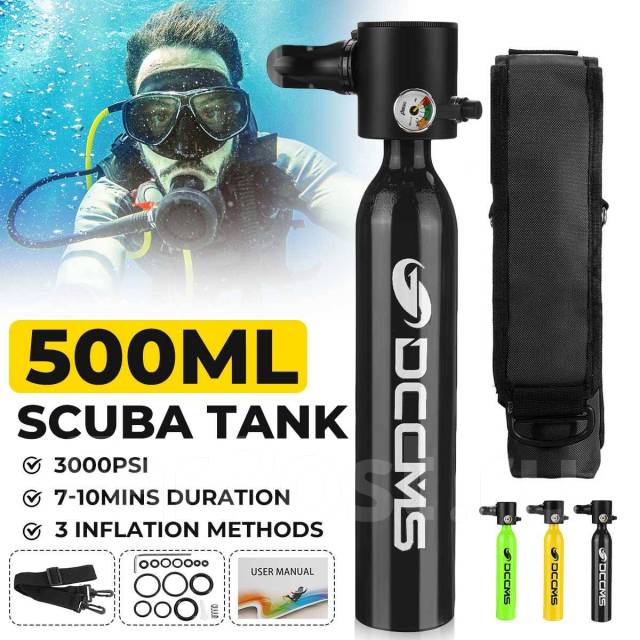 Мини акваланг для дайвинга Scorkl 0.5 л. вспомогательный - Дайвинг во ...