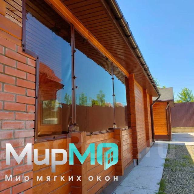 Мягкие окна ПВХ для веранды, беседки, теплицы, новый, в наличии. Цена ...