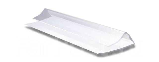 Профиль торцевой 4мм прозрачный для поликарбоната, в наличии. Цена: 63 ...