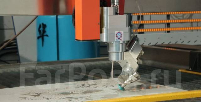 Гидроабразивная резка керамогранита, гранита, металлов. Владивосток