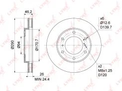 ���� ��������� ������������� (290x26) | ����� | LYNXauto BN1090 BN1090 ����