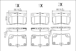 ������� ������ Crown GRS18# / MarkX / IS250 GSE20 / GS430 JBP0248 ����