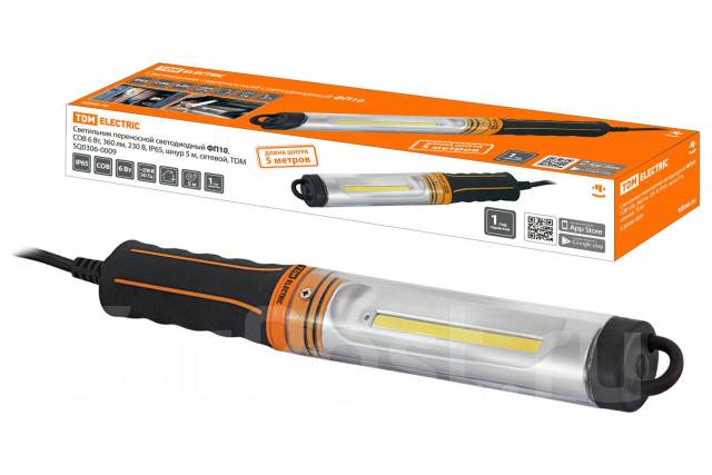 Светильник переносной ФП10, COB 6Вт 5метров IP65 TDM* - Led-Elektro ...