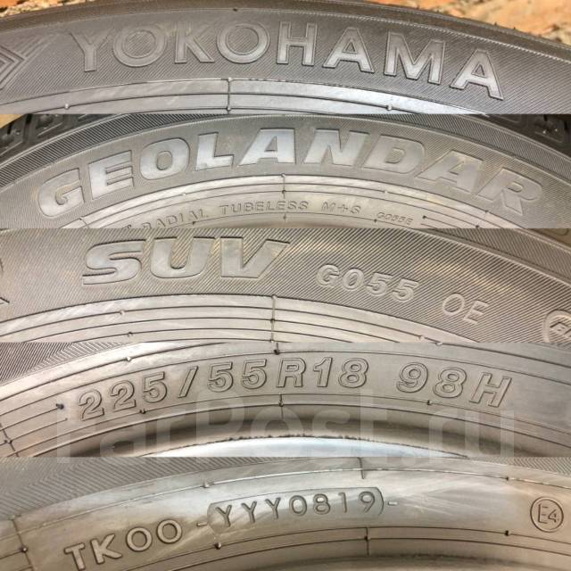 Yokohama Geolandar SUV G055, 225/55 R18 98H - Шины во Владивостоке