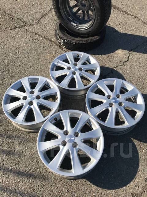 Литые диски R16 из Японии, Khomen, 16", 1 шт, 4x100, 54,1 мм. 4 шт, б/у ...