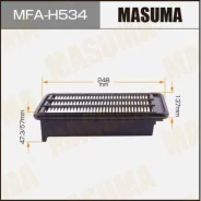 ��������� ������ LHD Masuma Honda, CR-V, RW1, A8013 Masuma MFAH534 ����