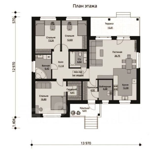 Продам дом на этапе строительства. Помогу достроить, 1 000 кв. м. 117,0 ...