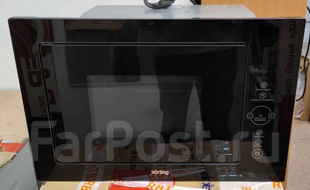 Встраиваемая микроволновая печь Korting KMI 825 TGN черный ...