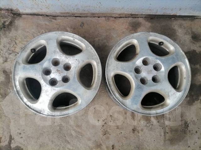 Пара дисков subaru R15*100, 15", 1 шт, 5x100, 1,00 кг. 55,0 мм. 2 шт, б ...