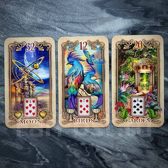 Карты Таро - Оракул Блестящий Ленорман Lustrous Lenormand (Оригинал ...