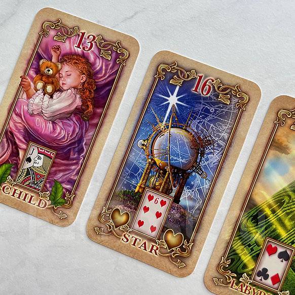 Карты Таро - Оракул Блестящий Ленорман Lustrous Lenormand (Оригинал ...