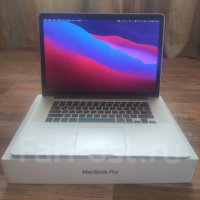 Macbook pro Retina 15 2015, ноутбук, 15", 256 Гб, 8 гб, 2,7 ГГц, WiFi ...