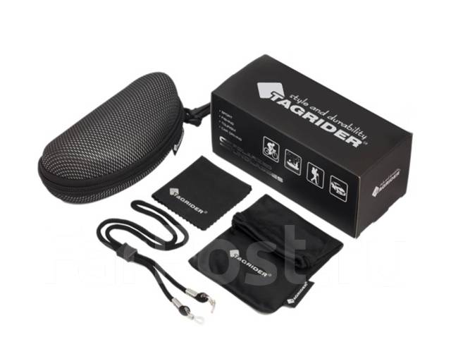 Очки солнцезащитные поляризационные Tagrider N08-1 Brown, жесткий кофр ...