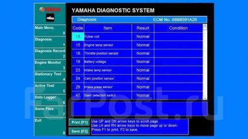 Сканеры для диагностики лодочных моторов ямаха