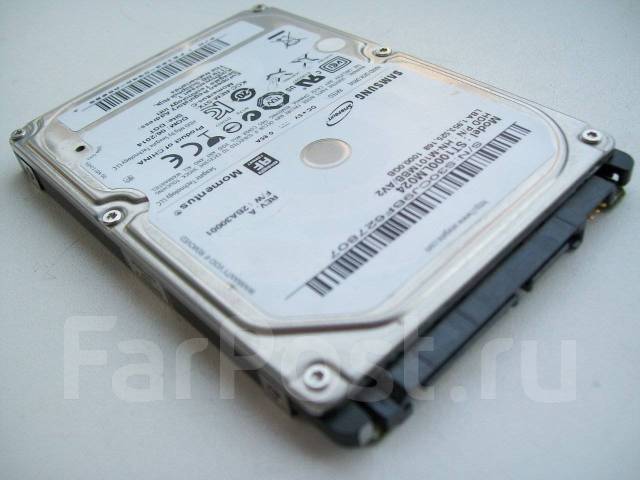 Жёсткий диск 2,5 Samsung 1Tb для хранения данных, 1 000 Гб, SATA, б/у ...
