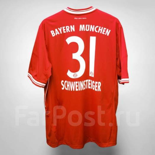 Ретро футбольная форма Бавария Мюнхен 2013-2014 Shwweinsteiger 31, 48, 50, новый, в наличии. Цена: 2 990₽ во Владивостоке