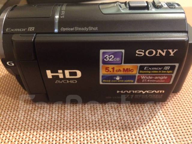 Видеокамера Sony HDR-CX360E, б/у, в наличии. Цена: 17 000₽ в Уссурийске