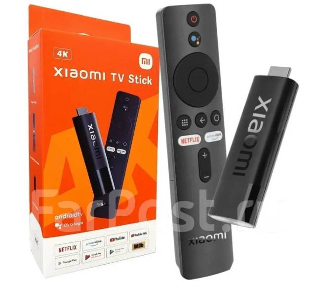 Android смарт ТВ приставка Xiaomi Mi TV Stick 4K EU Глобальная версия ...