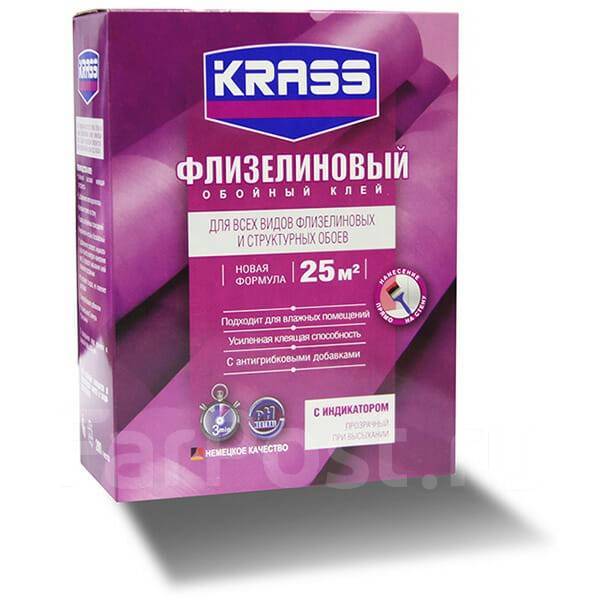 Клей обойный Krass Флизелиновый 200г, в наличии. Цена: 208₽ во Владивостоке