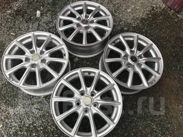 Литые диски R16. 5x114.30 Bridgestone, 16", 1 шт, 60,1 мм. 4 шт, б/у, в ...